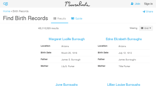 birth-records.mooseroots.com