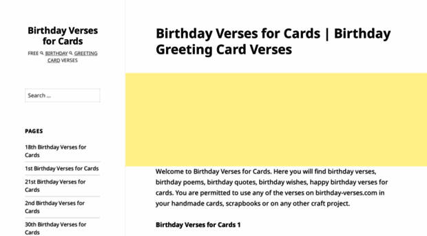 birthday-verses.com