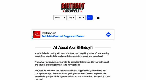 birthdayanswers.com