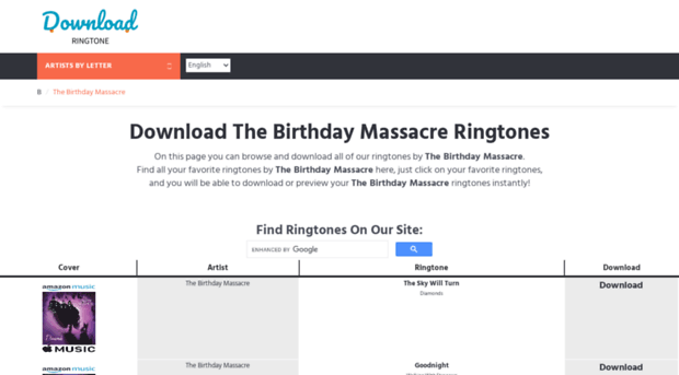 birthdaymassacre.download-ringtone.com