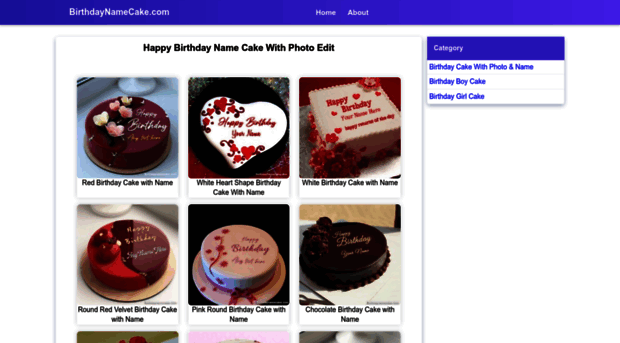 birthdaynamecake.com