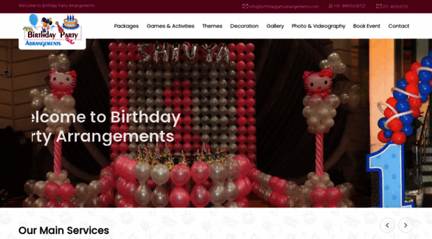 birthdaypartyarrangements.com