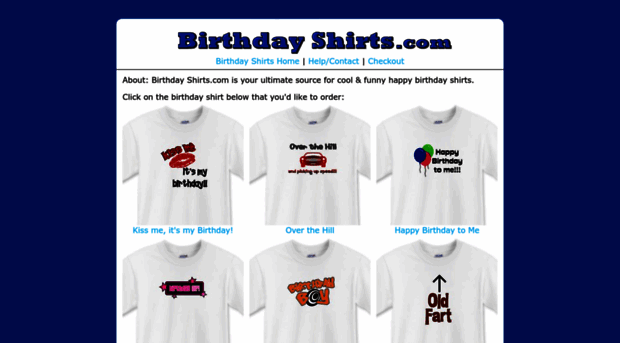 birthdayshirts.com