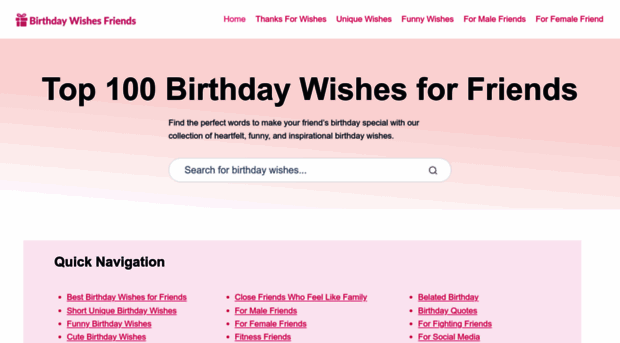 birthdaywishfriends.com