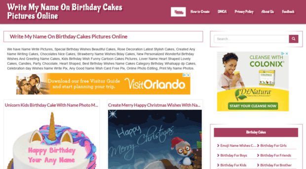 birthdaywishnamecakes.com