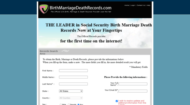 birthmarriagedeathrecords.com