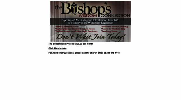 bishopwisdomconnection.com