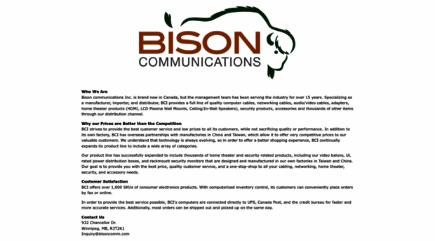 bisoncomm.com