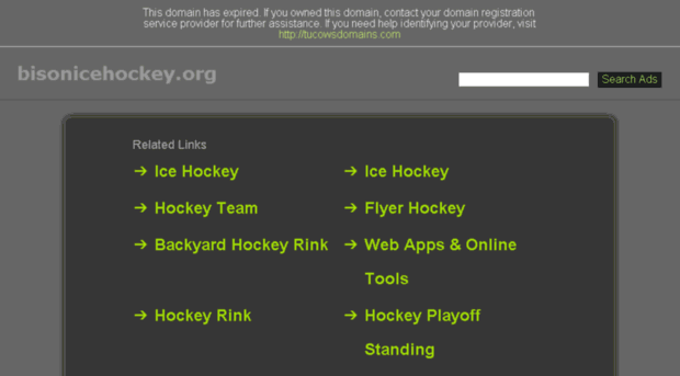 bisonicehockey.org