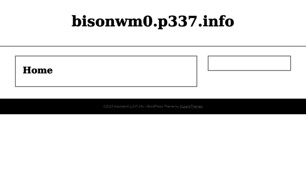 bisonwm0.p337.info