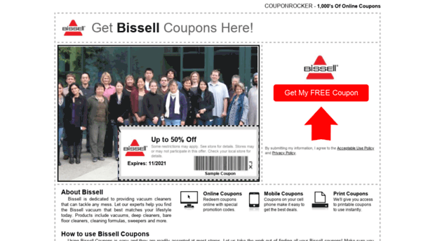 bissell.couponrocker.com