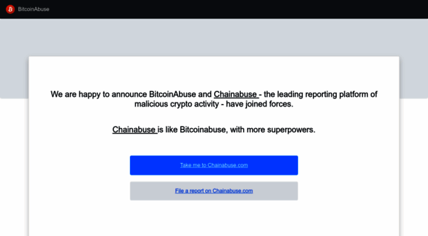 bitcoinabuse.com