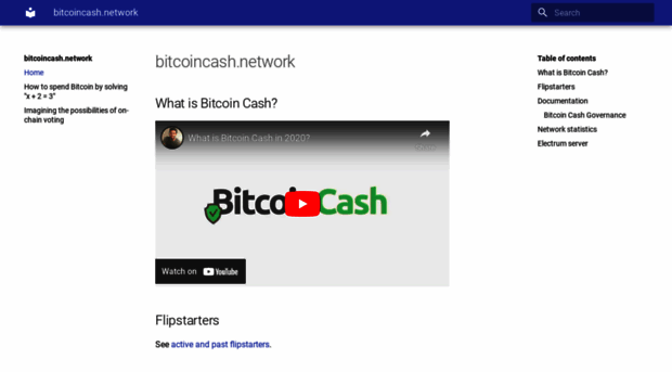 bitcoincash.network