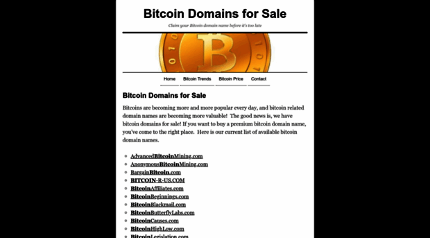 bitcoindomainsforsale.com