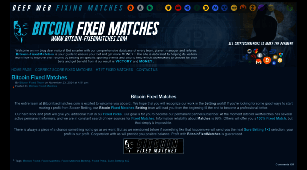 bitcoinfixedmatches.com