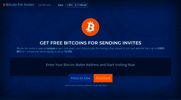 bitcoinforinvites.com