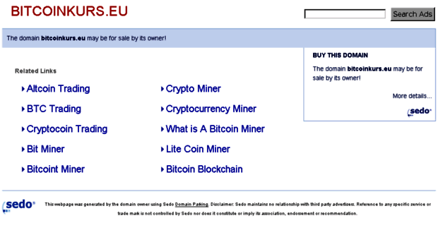 bitcoinkurs.eu