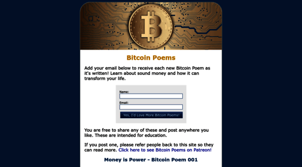 bitcoinpoems.pro