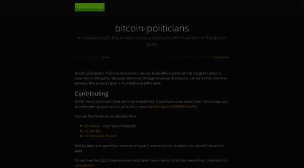 bitcoinpoliticians.org