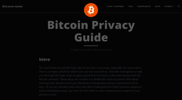 bitcoinprivacy.guide