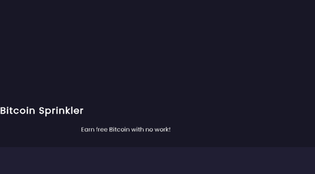 bitcoinsprinkler.xyz