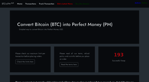 bitcointoperfectmoney.com