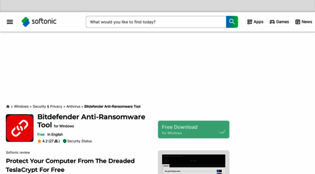 bitdefender-anti-ransomware-tool.en.softonic.com