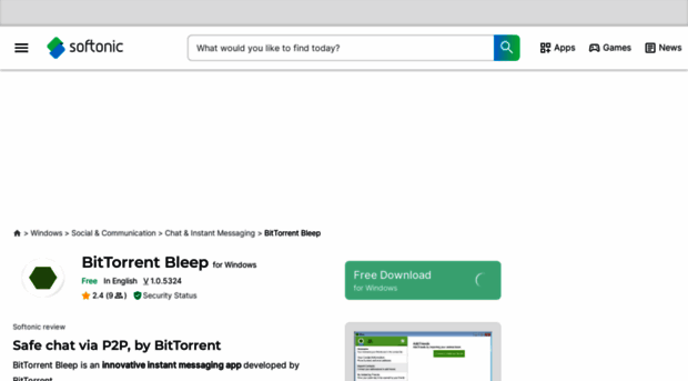 bittorrent-bleep.en.softonic.com
