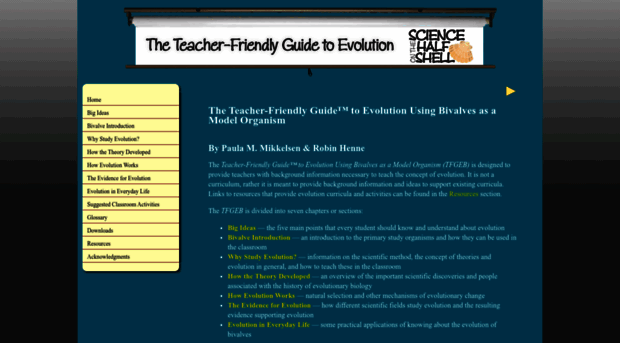 bivalves.teacherfriendlyguide.org