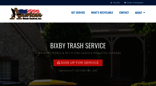 bixbytrashservice.com