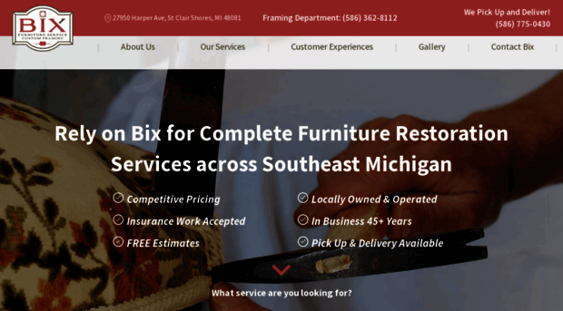 bixfurnitureservice.com