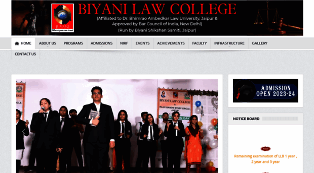 biyanilawcollege.com