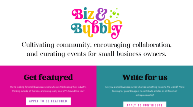 bizandbubbly.com