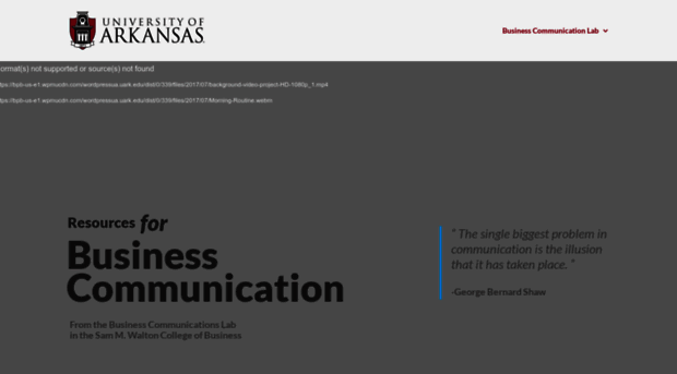 bizcomm.uark.edu