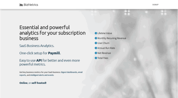 bizmetrics.io