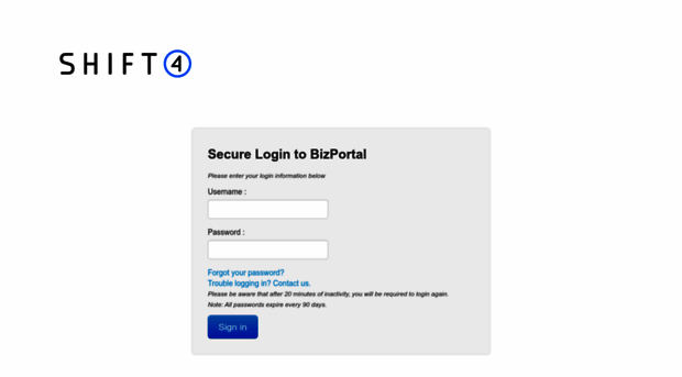 bizportal.shift4.com
