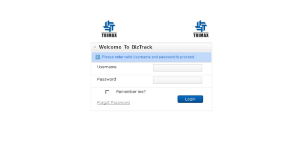 biztrack.trimax.in