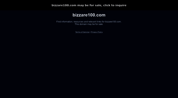 bizzare100.com