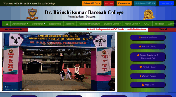 bkbcollege.in