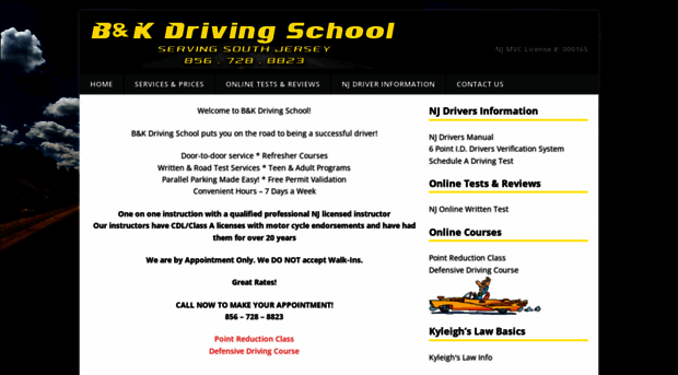 bkdrivingschool.com