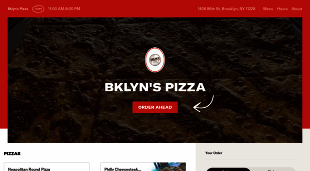 bklynspizzamenu.com