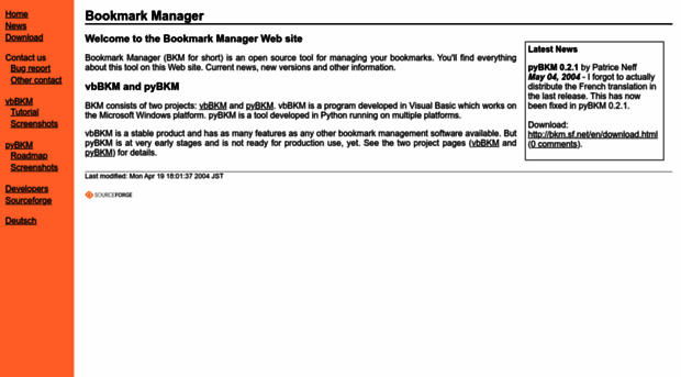 bkm.sourceforge.net