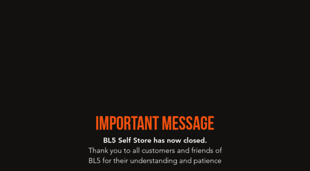 bl5selfstore.co.uk