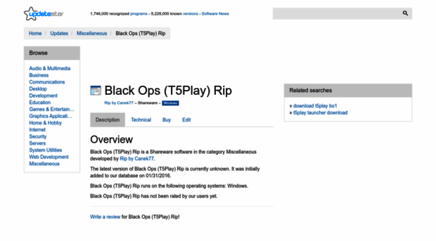 black-ops-t5play-rip.updatestar.com