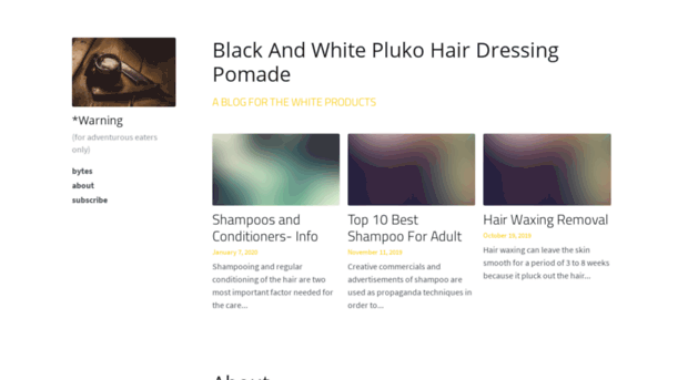 blackandwhitehairdressing.strikingly.com