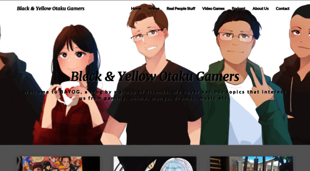 blackandyellowotakugamers.com