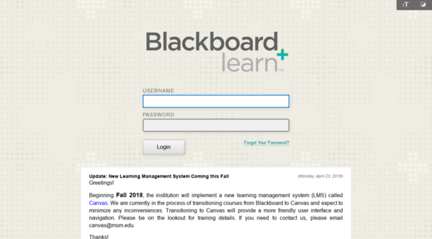 blackboard9.msm.edu