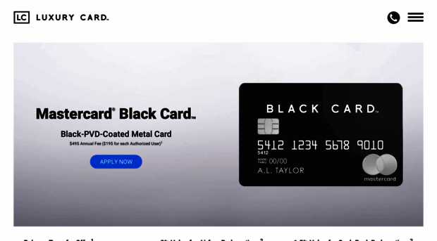 blackcard.luxurycard.com