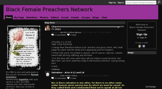blackfemalepreachers.ning.com