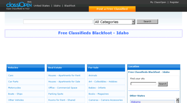 blackfoot.classiopen.com